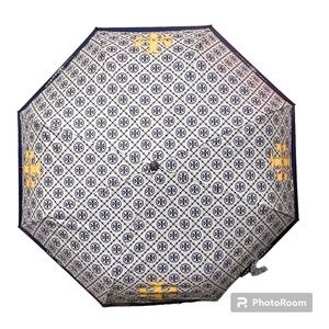 ❤️❤️❤️Tory Burch folding umbrella, blue/white NEW❤️❤️❤️